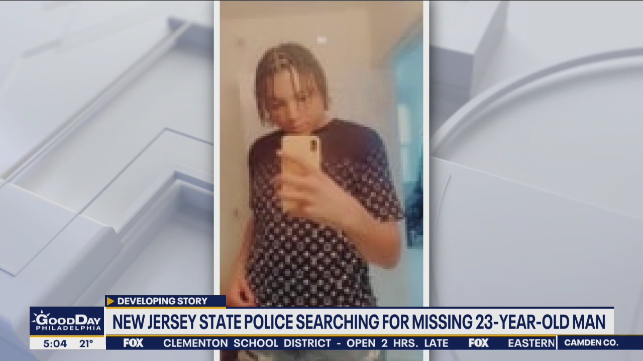New Jersey State Police searching for missing 23-year-old man