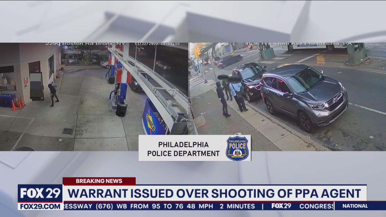 Man wanted in 'random' shootings of Philadelphia Parking Authority officer, NYC gas station employee
