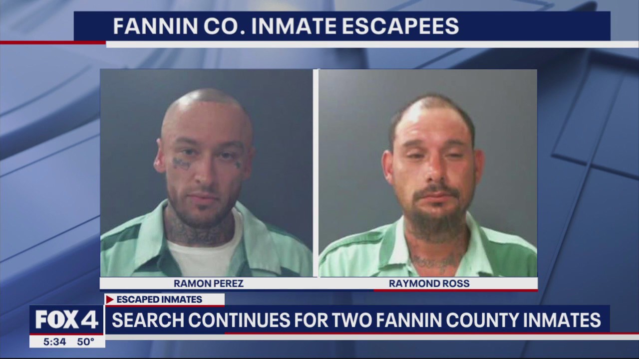 Inmates escape Fannin County jail