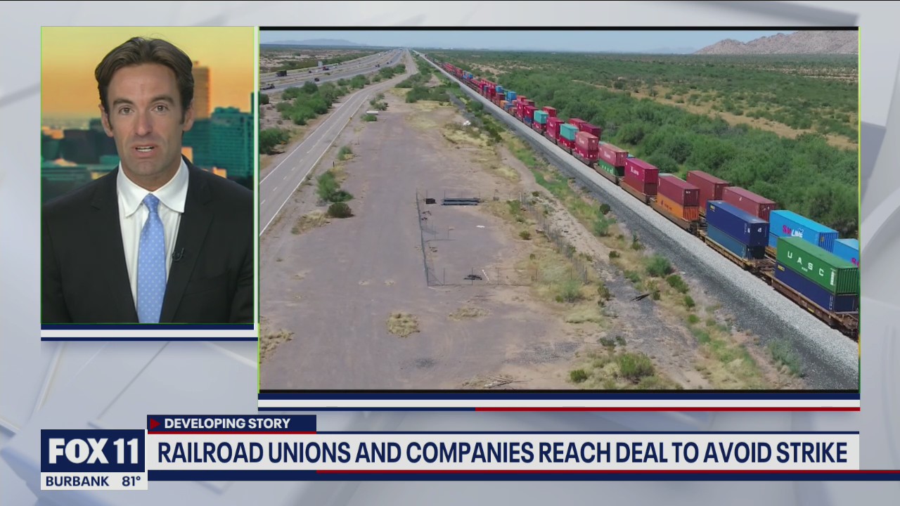 Railroad union reaches tentative deal to avoid strike