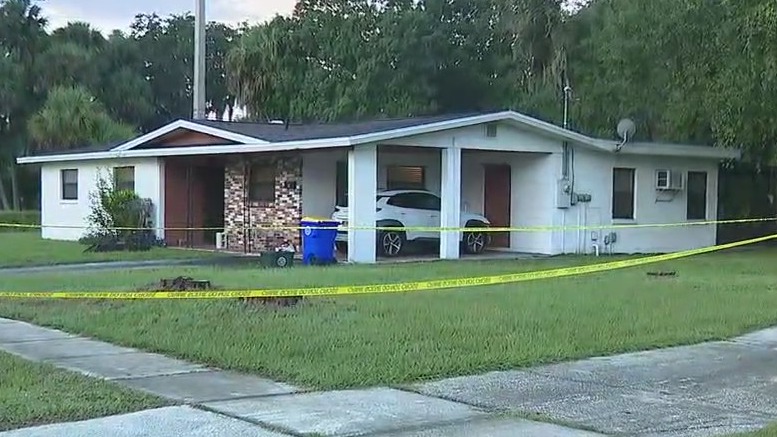 Police, crime scene tape surround home in Rockledge