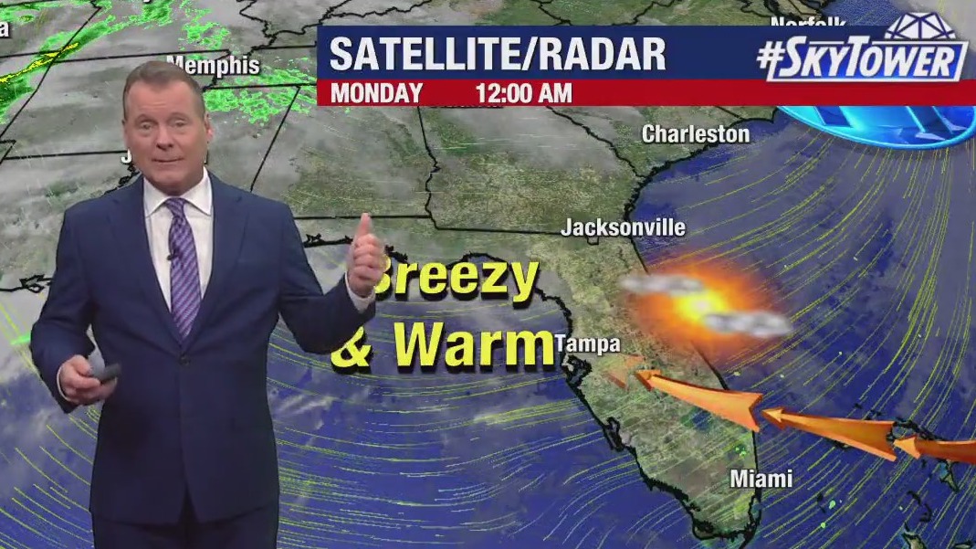 Tampa weather | warm, breezy day in store