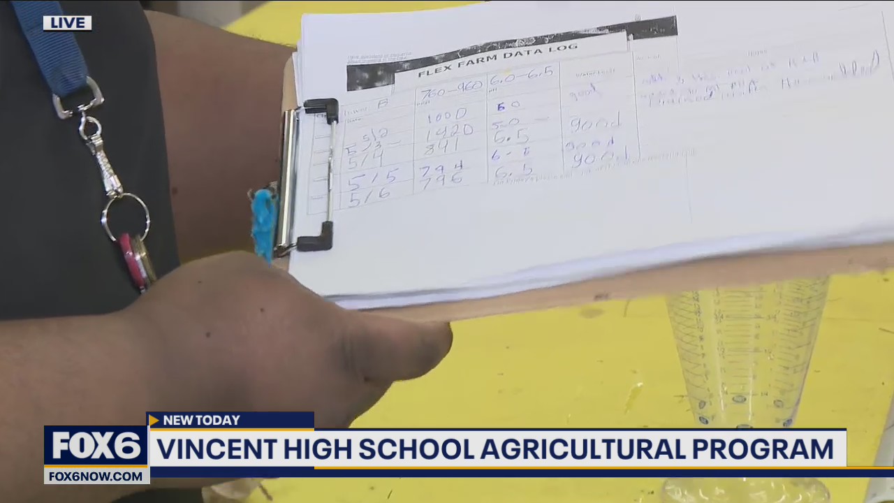 Vincent High School offers a number of facilities that support urban agriculture educational programming, including a greenhouse
