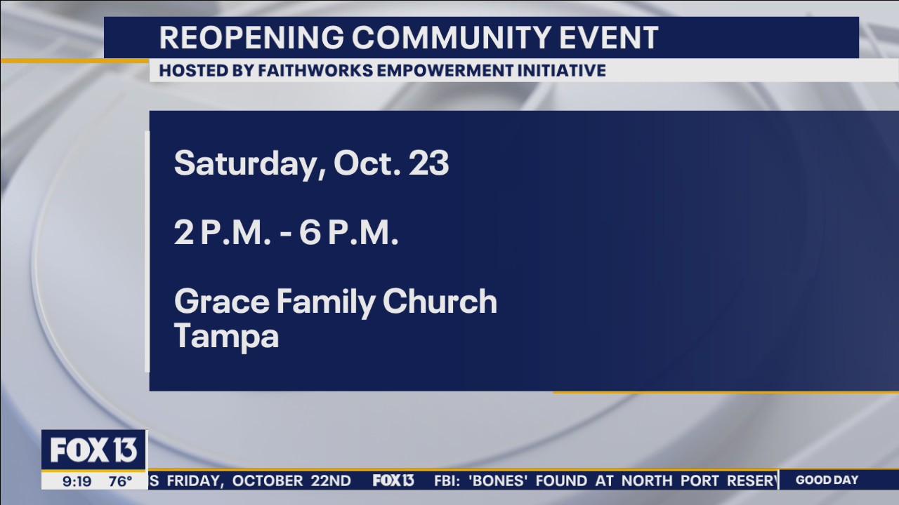 Reopening community event