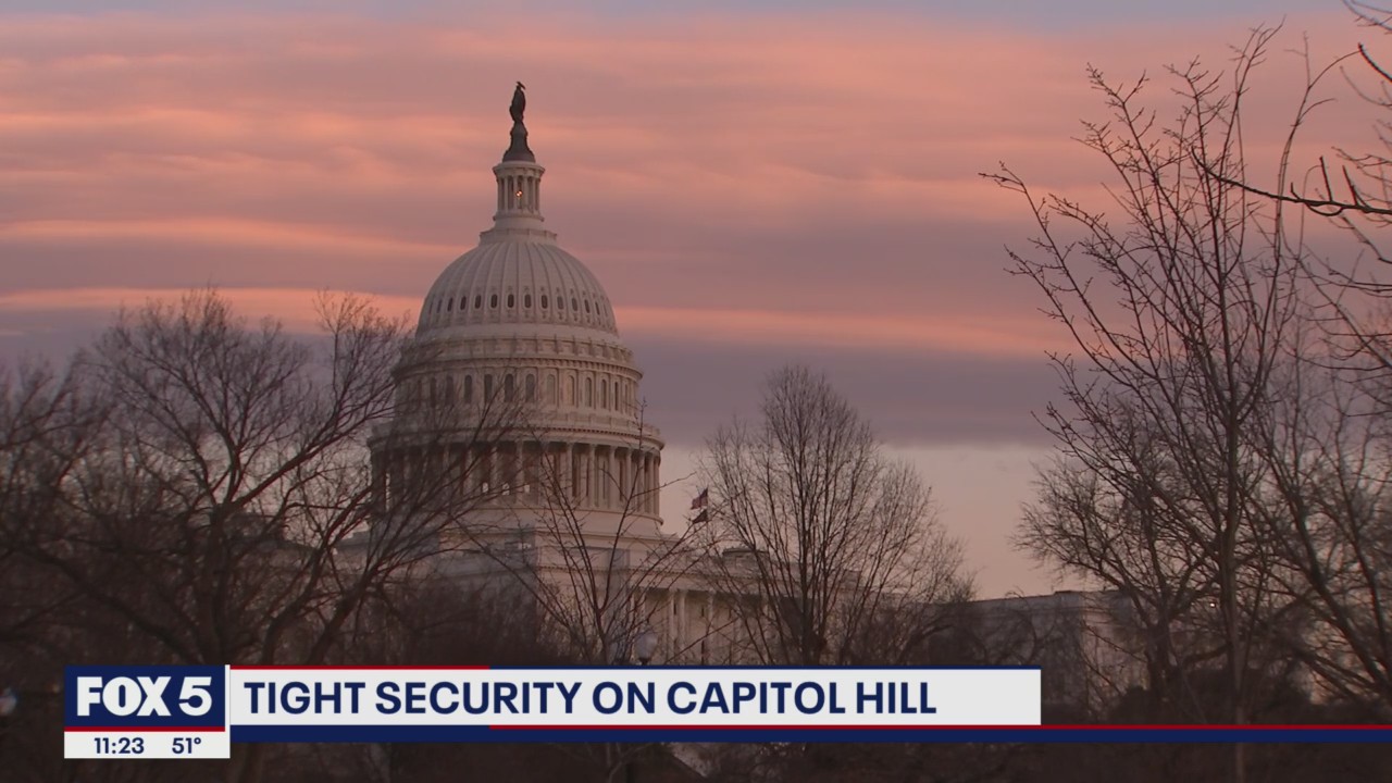 Tight security on Capitol Hill
