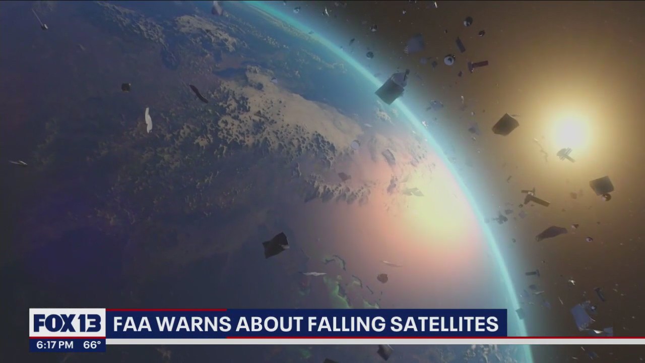 FAA warns about falling satellites