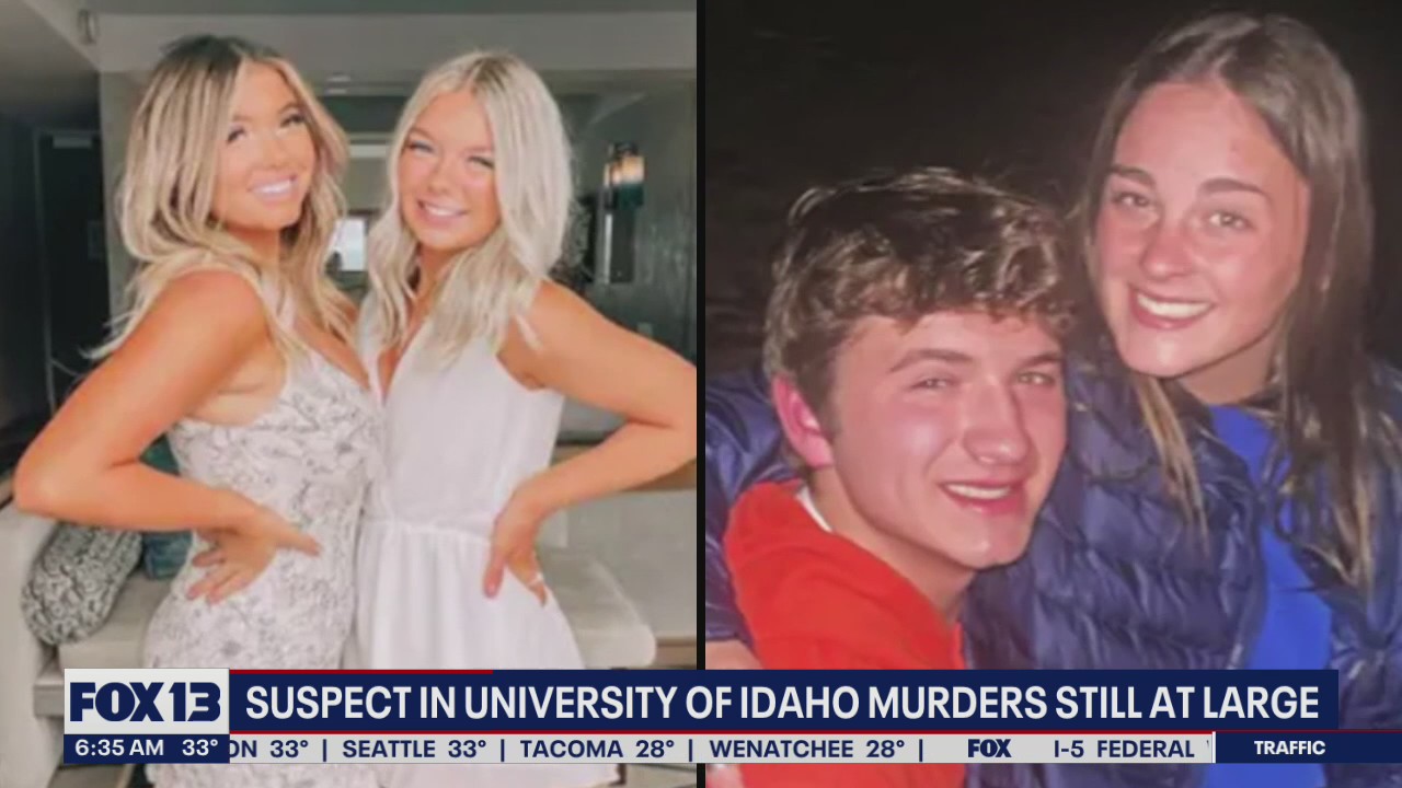 Suspect who fatally stabbed 4 Idaho students to death still at large