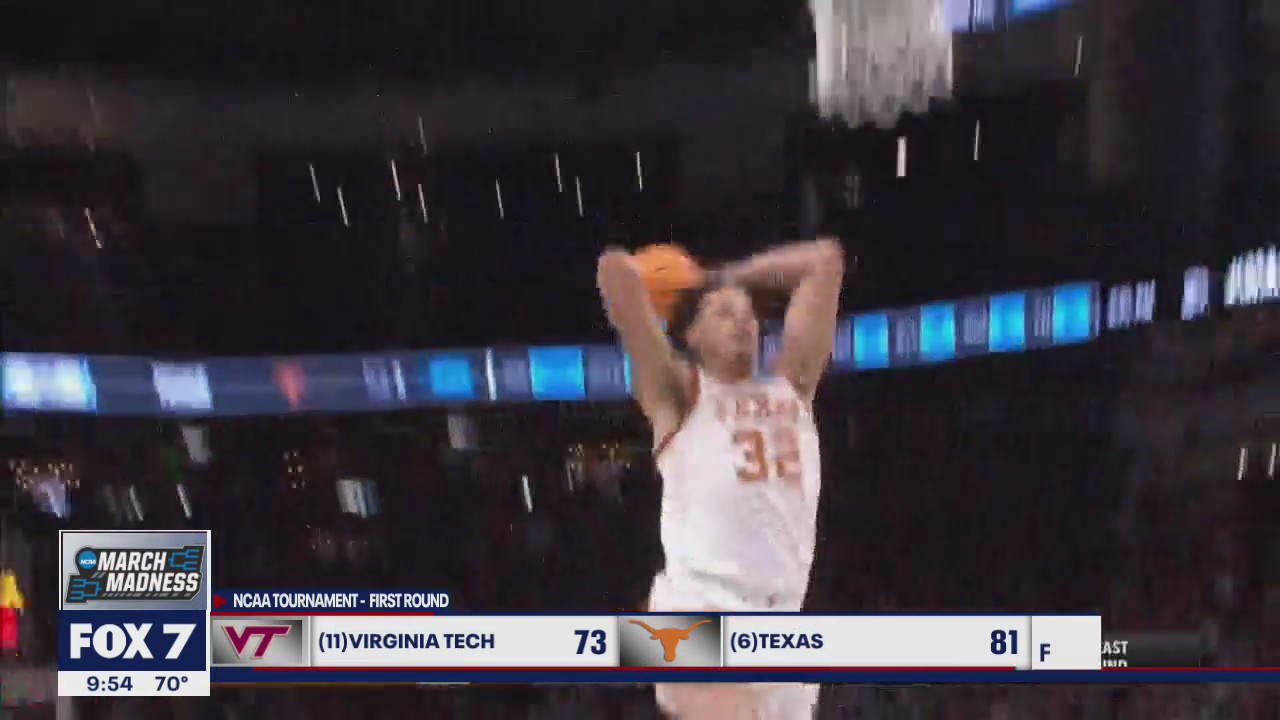 Texas Longhorns advance in NCAA Tournament after win over Virginia Tech