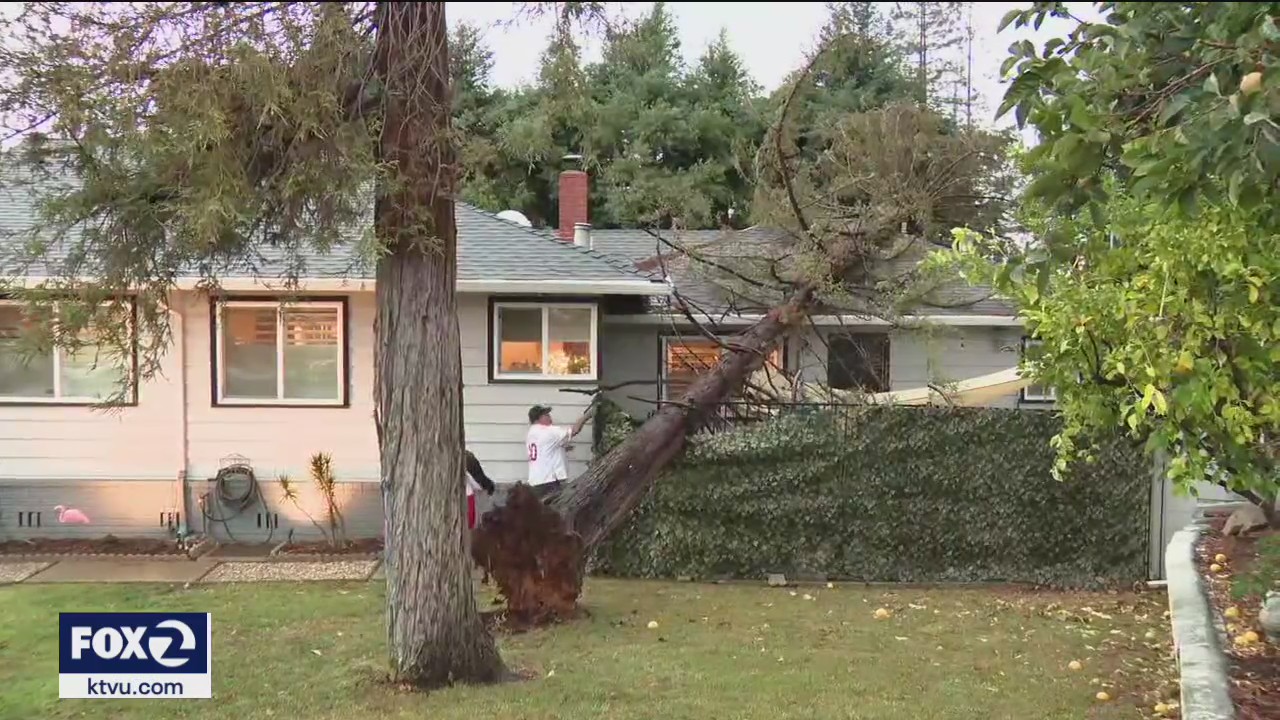 Sunday storms lead to Monday clean up across the Bay Area