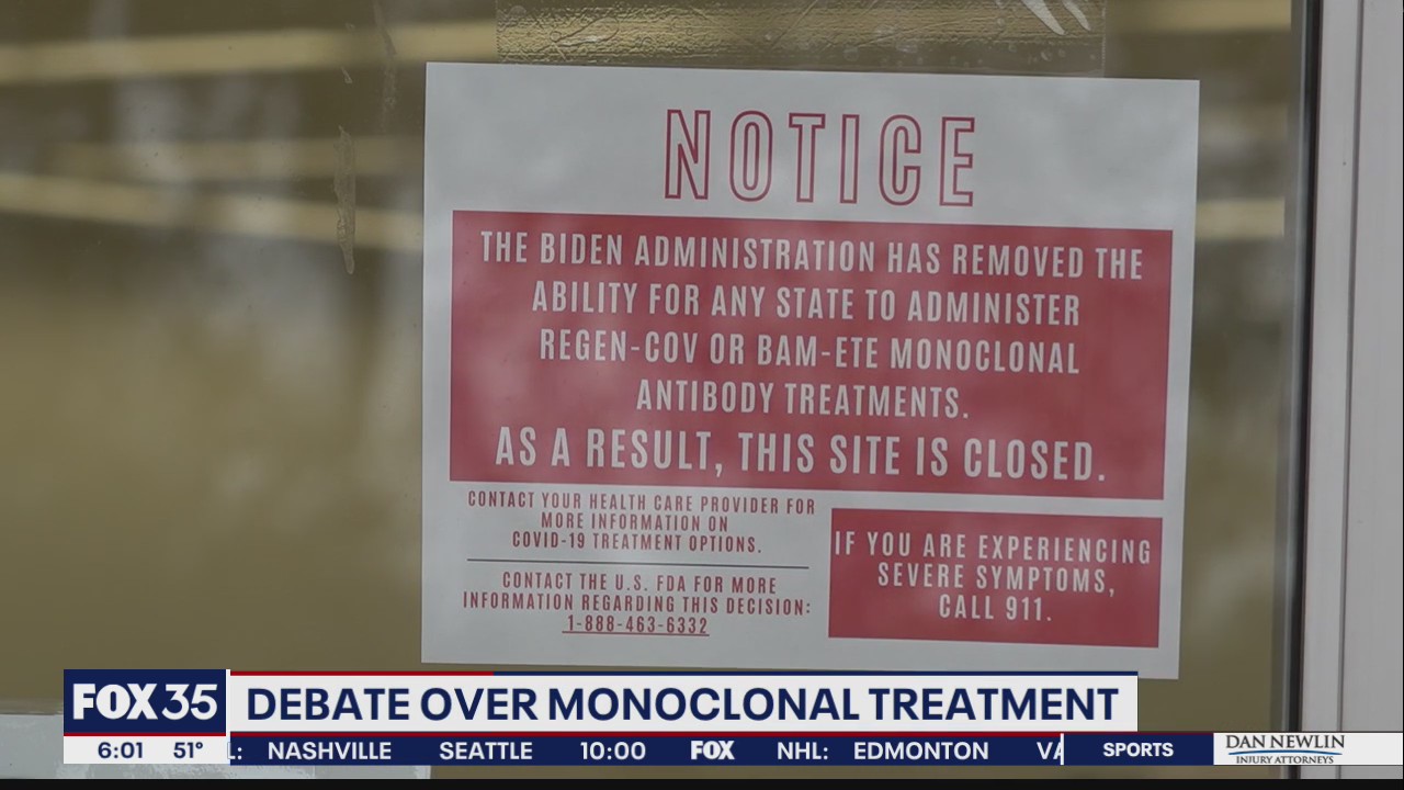 Debate over monoclonal antibody treatment