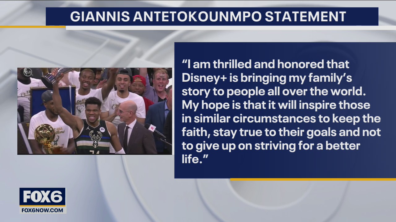 Disney+ to highlight Antetokounmpo family