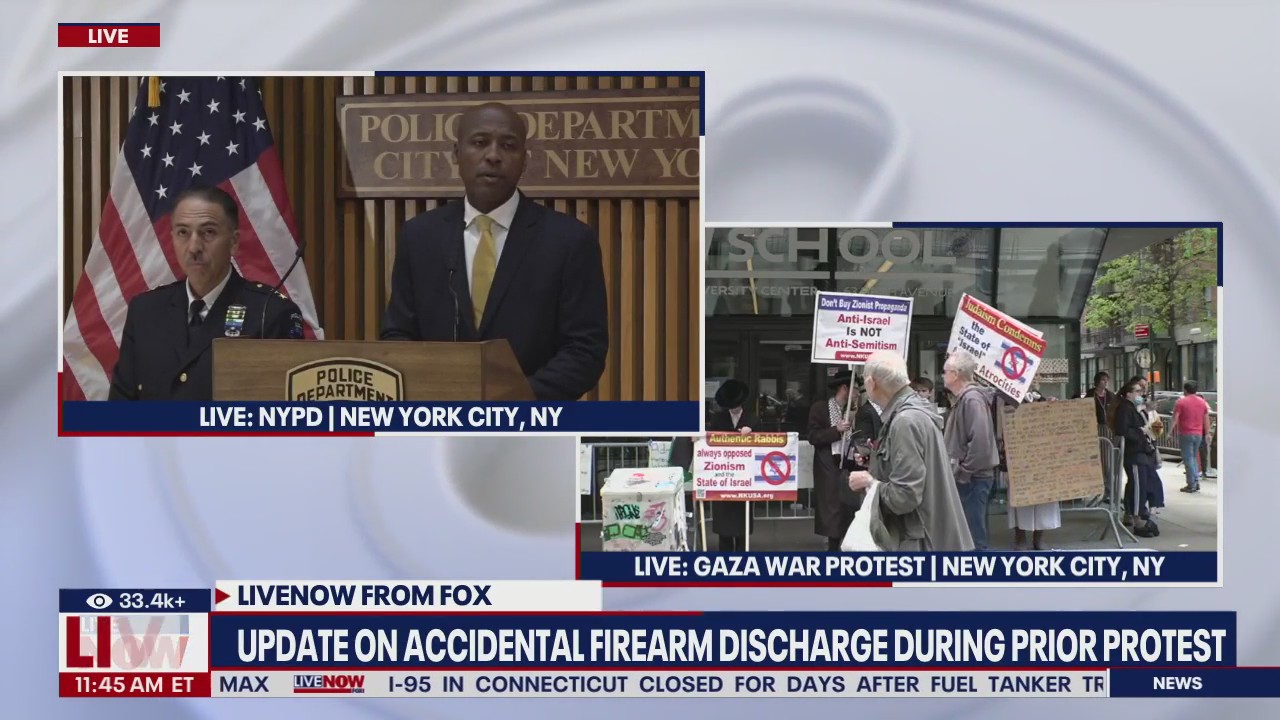 NYPD speaks on officer firing gun at Columbia