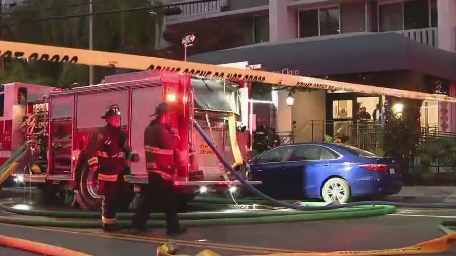 Fire erupts at senior living complex in Oakland