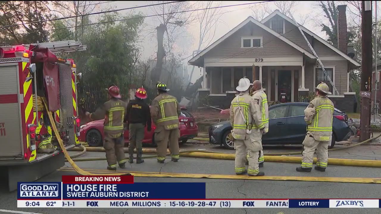 Fire destroys empty Atlanta home on Irwin Street