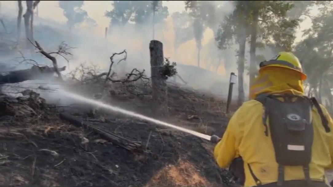 Forward progress stopped on brush fire near Lake Berryessa