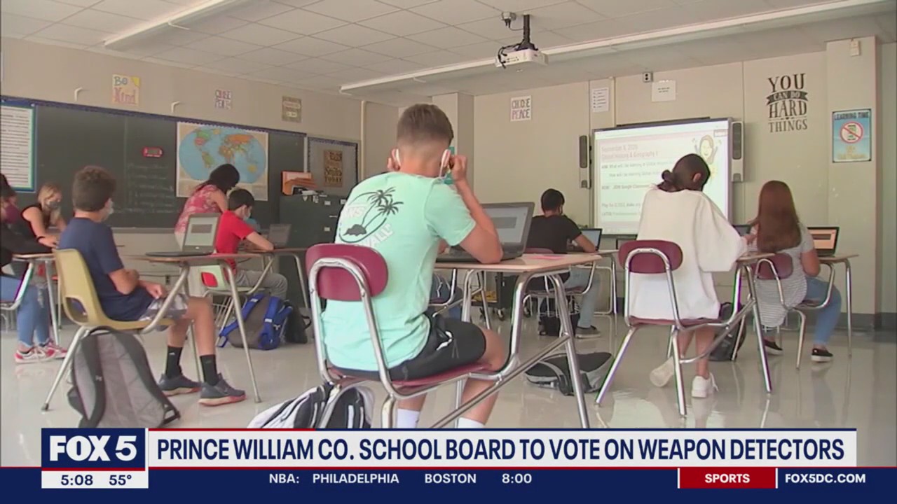 Prince William Co. school board to vote on weapon detectors