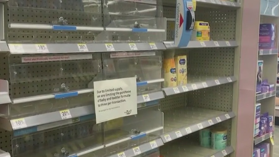 Shipments of baby formula heading to US as part of "Operation Fly Formula"