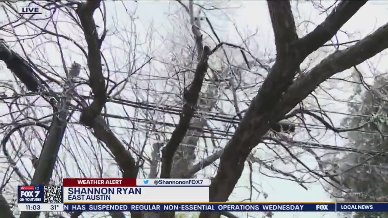 More than 140,000 customers without power in Austin as ice continues to accumulate