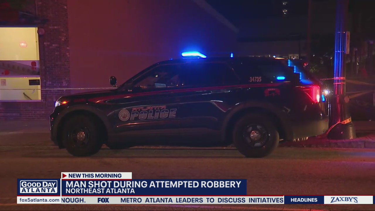 Man shot during attempted robbery