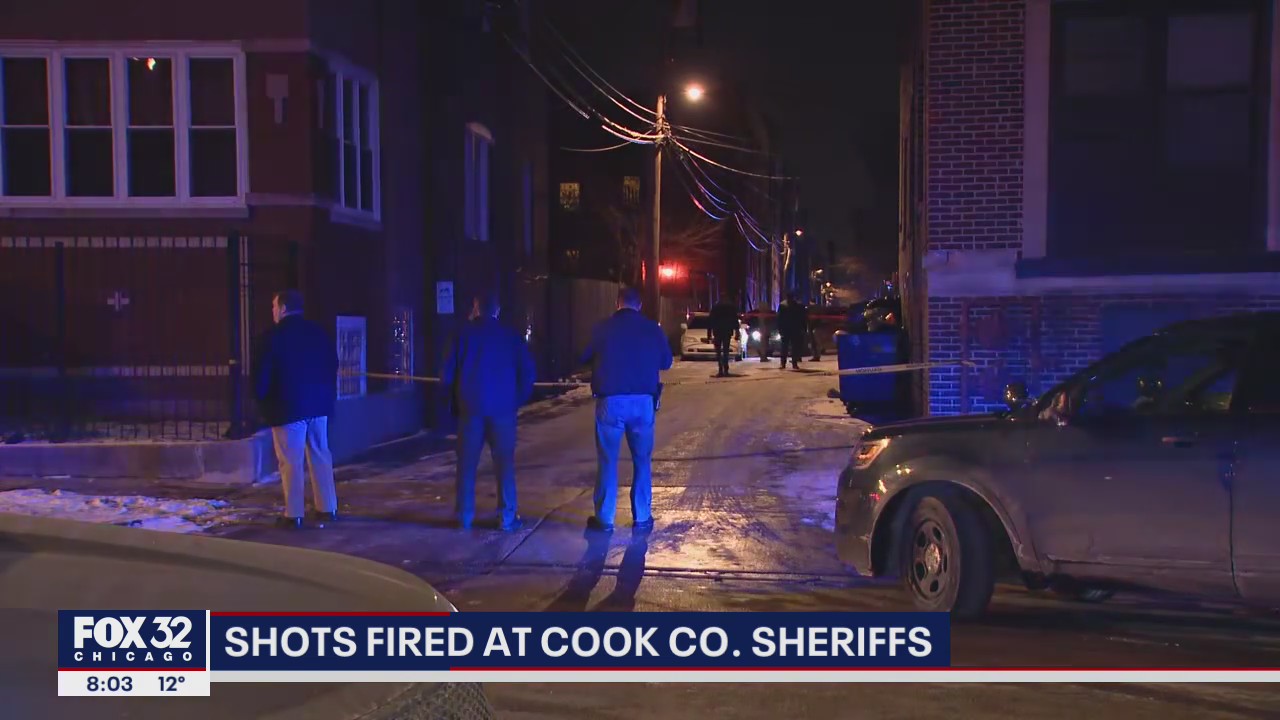 Shots fired at Cook County Sheriff's officers