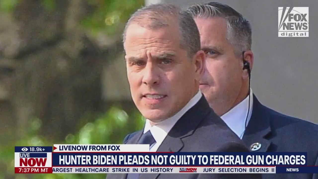 Hunter Biden pleads not guilty to gun charges