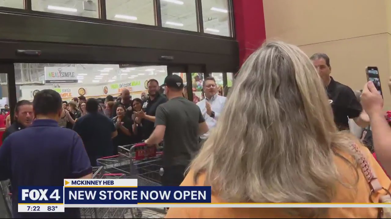 PREVIOUS COVERAGE: H-E-B store in McKinney now open