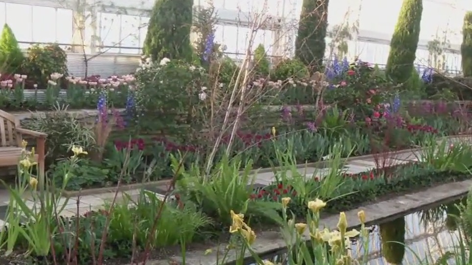 Spring blooms inside Como Zoo and Conservatory