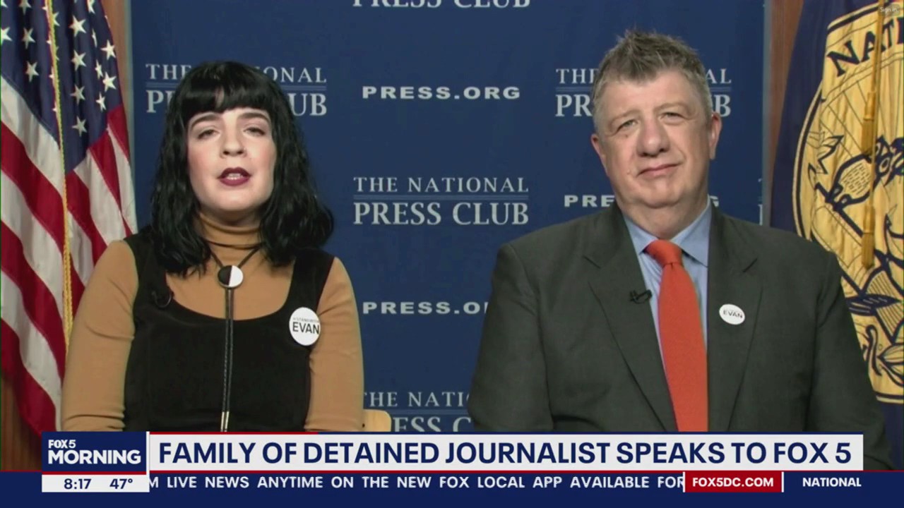 Family of detained U.S. journalist in Russia speaks to Fox 5 DC