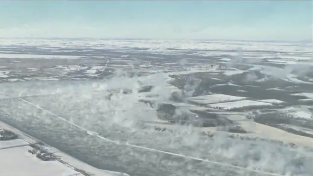 Flood warning in Will County due to ice jam