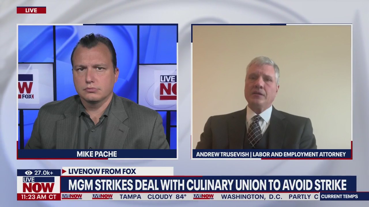 MGM Resorts strike deal with labor workers