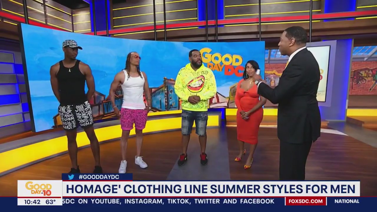 Homage clothing line summer styles for men