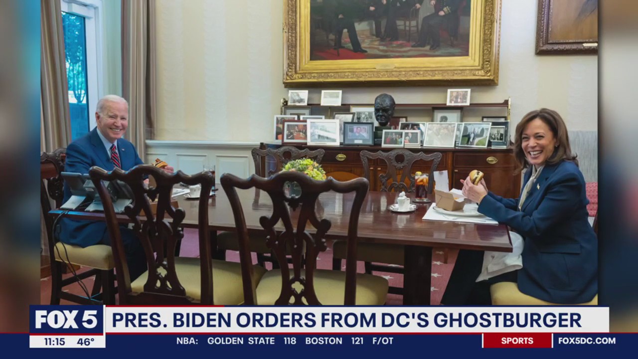 Here's the story behind President Biden's order from DC's Ghostburger