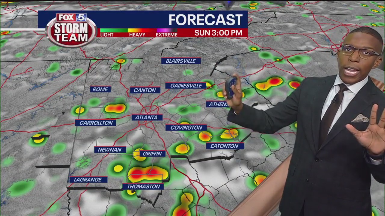Saturday evening forecast update