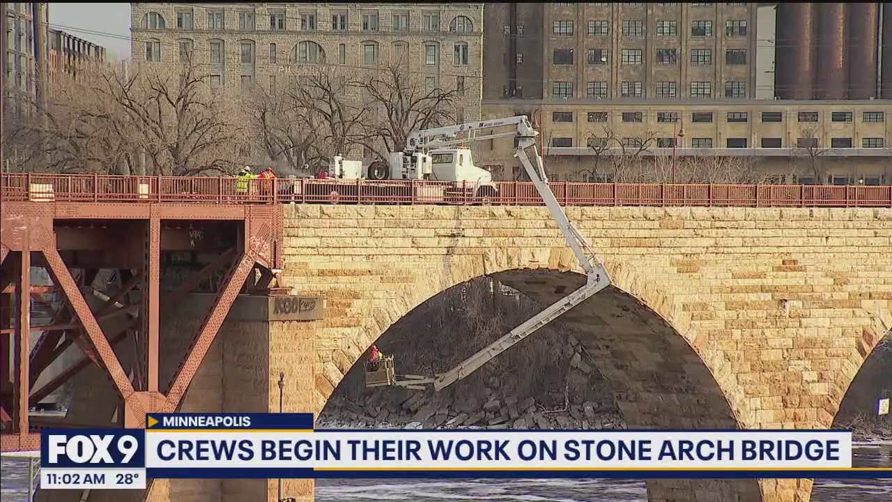 Stone Arch Bridge repairs: What's happening this week