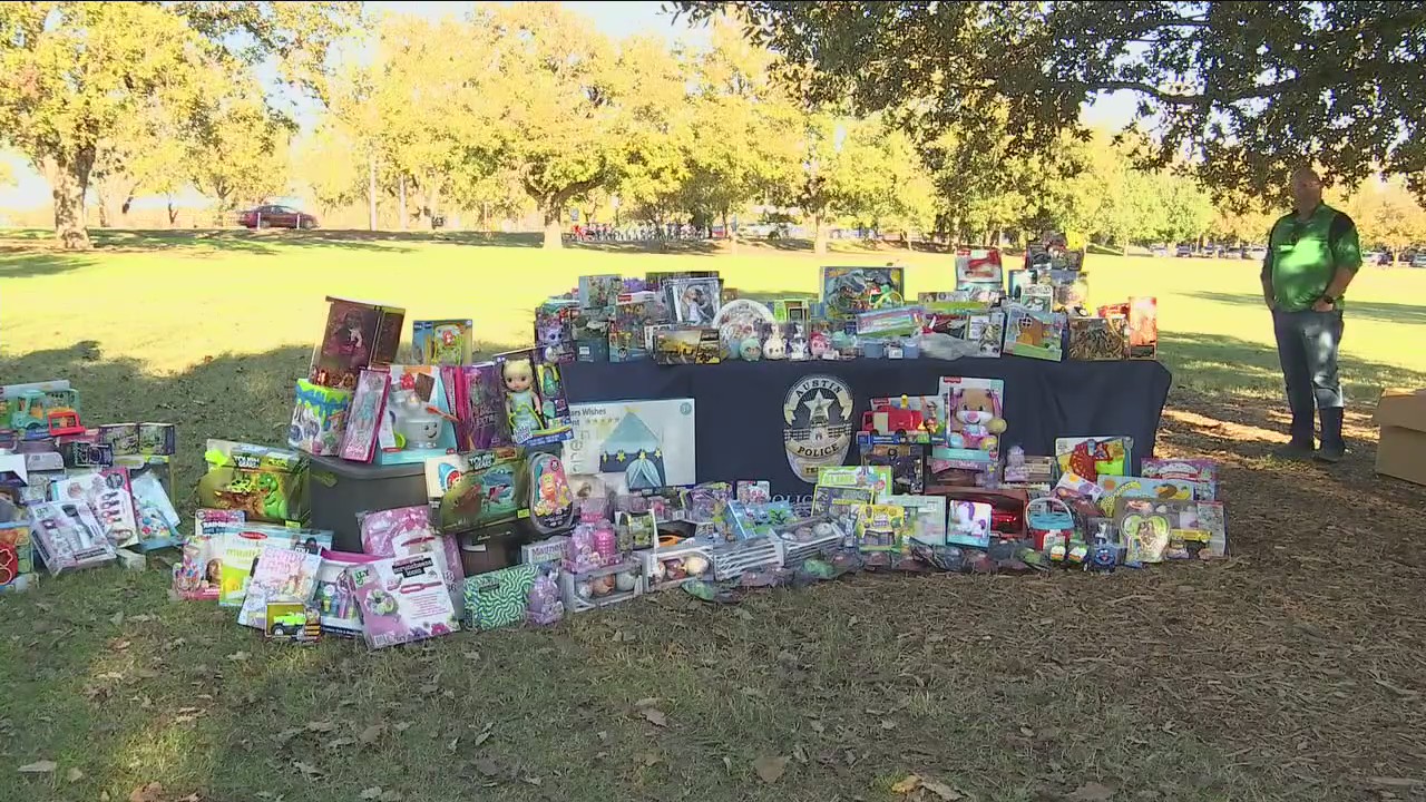 APD's Operation Blue Santa toy drop-off held at Zilker Park