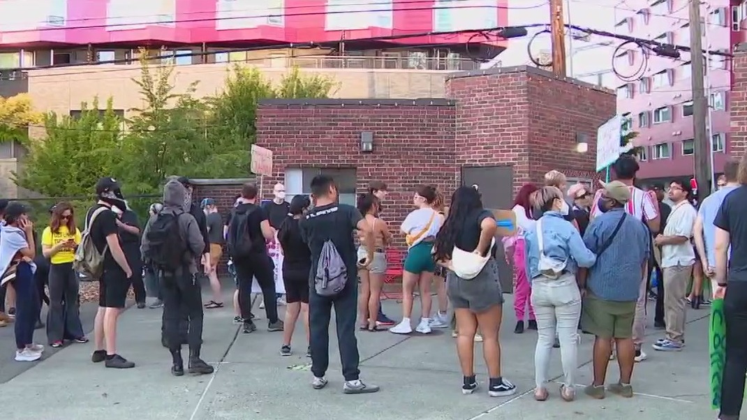 Protesters march for woman hit and killed by SPD officer