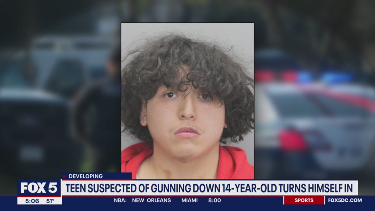 Gunman accused of killing 14-year-old in Fairfax County turns himself in