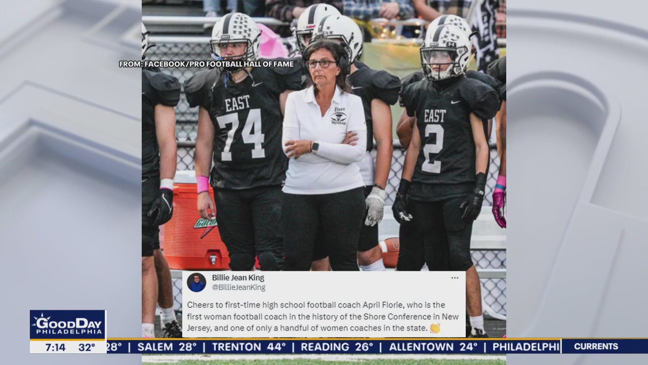 New Jersey mom, football coach makes history