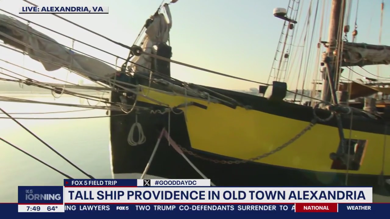 Tall Ship Providence in Old Town Alexandria