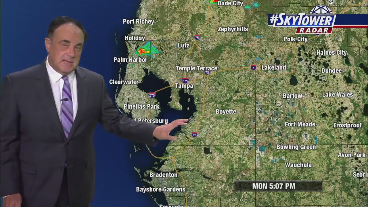 Monday evening forecast