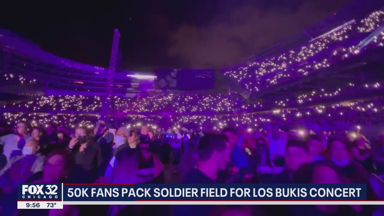 Los Bukis performs at first sold-out show at Soldier Field since the beginning of the pandemic