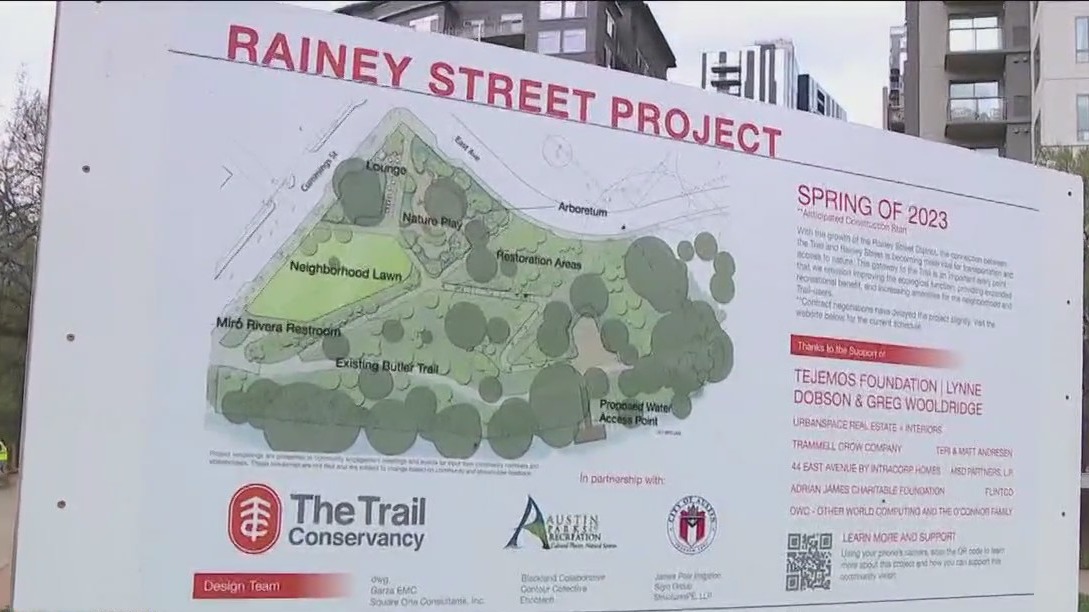 City to install temporary solar lighting on trail near Rainey St. by March 10