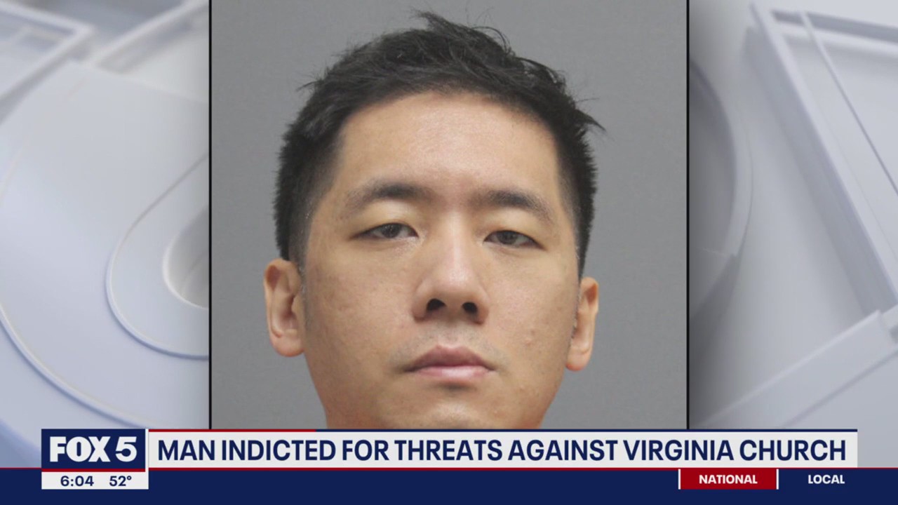Man indicted for threats against Virginia church