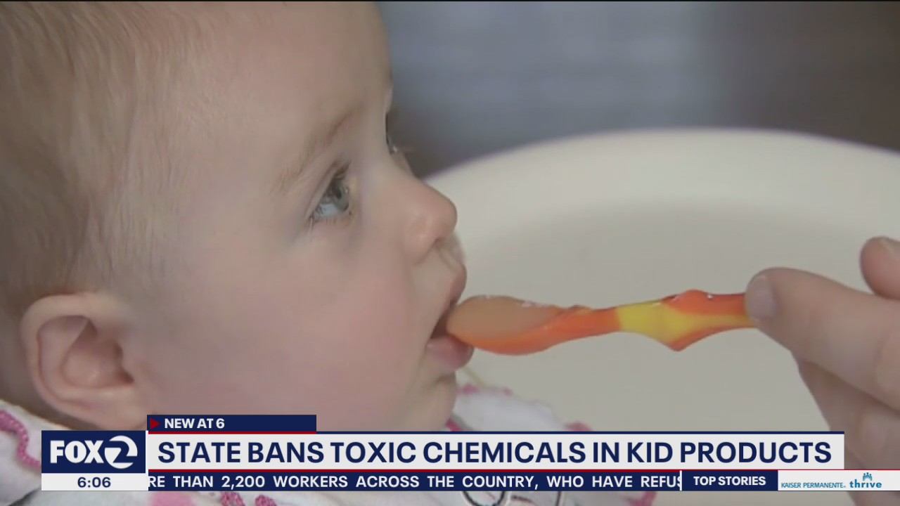 California bans toxic chemicals in kid products
