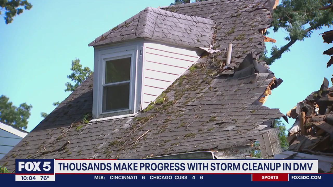 Thousands making progress with storm cleanup in DMV