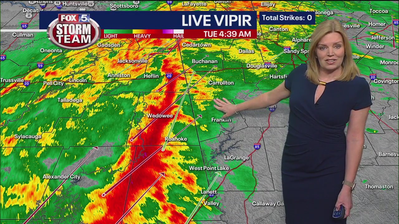 Tuesday morning severe weather update