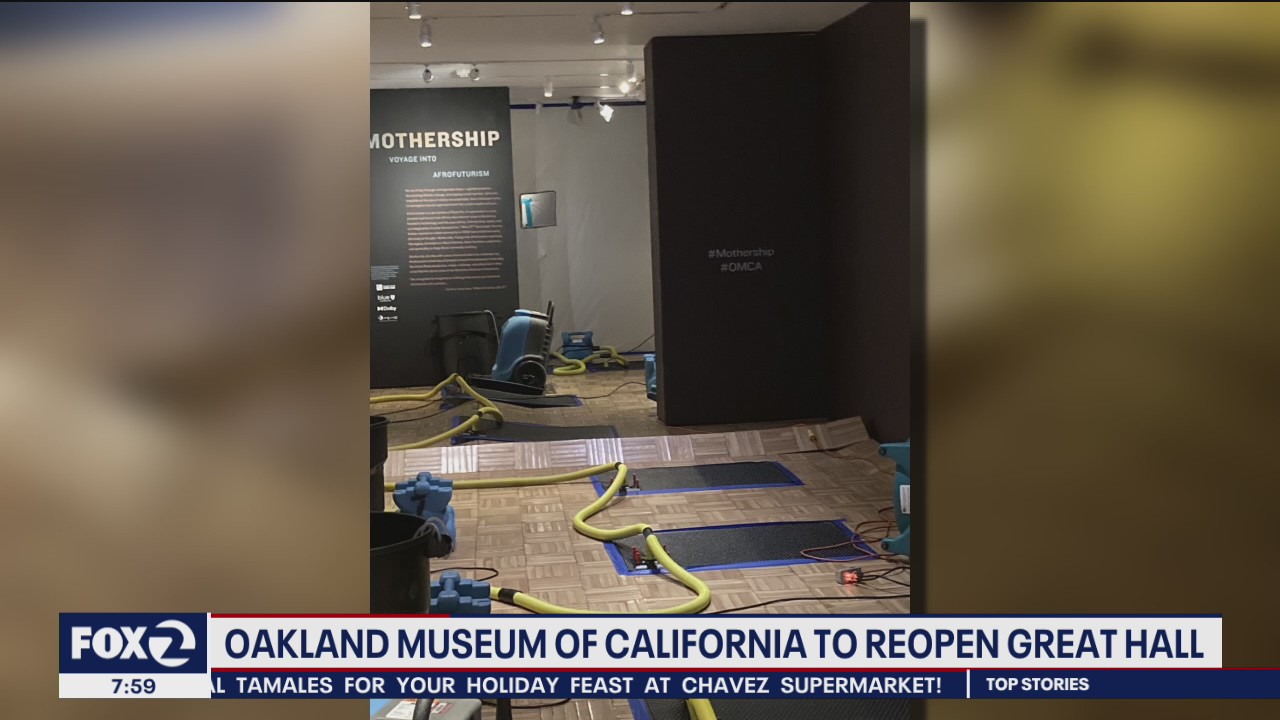 Oakland Museum of California to reopen hall after storm damage
