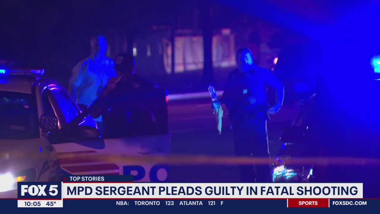 DC police sergeant pleads guilty in fatal shooting
