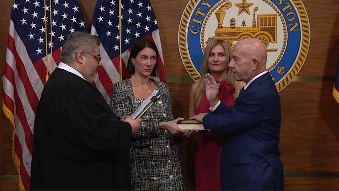 John Whitmire sworn in as the 63rd Mayor of Houston