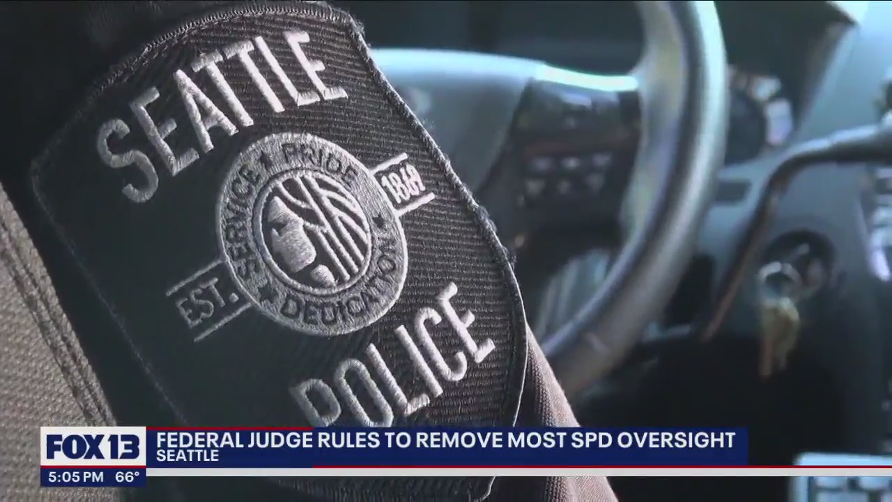 Judge lifts most federal oversight of Seattle Police Department